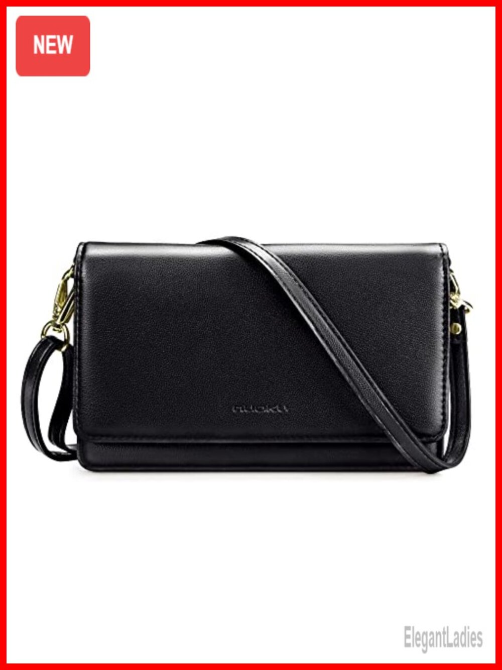 PU Leather Crossbody Phone Purse RFID Wallet Wristlet Women
